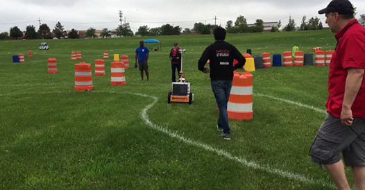 The winning run of Team Sedrica at IGVC 2017, held at Oakland University in Michigan, USA. The team stood first in the Autonomous Navigation Challenge.